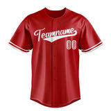 Custom Red & White Color Fan Baseball Jersey BB01240531XJ409