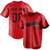 Custom Red & Black Color Fan Baseball Jersey BB01240531XJ410