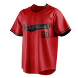 Custom Red & Black Color Fan Baseball Jersey BB01240531XJ410