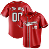 Custom Red & White Color Fan Baseball Jersey BB01240531XJ411