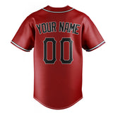 Custom Red & Black Color Fan Baseball Jersey BB01240531XJ413