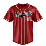 Custom Red & Black Color Fan Baseball Jersey BB01240531XJ413