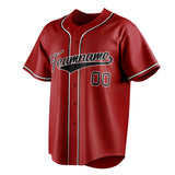 Custom Red & Black Color Fan Baseball Jersey BB01240531XJ413