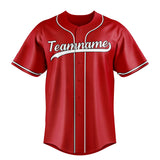 Custom Red & White Color Fan Baseball Jersey BB01240531XJ415