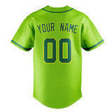 Custom Neon Green & Kelly Green Color Fan Baseball Jersey BB01240531XJ423