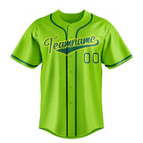 Custom Neon Green & Kelly Green Color Fan Baseball Jersey BB01240531XJ423