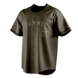 Custom Olive & Camo Color Fan Baseball Jersey BB01240531YX382