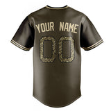 Custom Olive & Camo Color Fan Baseball Jersey BB01240531YX384