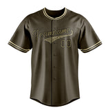 Custom Olive & Camo Color Fan Baseball Jersey BB01240531YX384