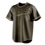 Custom Olive & Camo Color Fan Baseball Jersey BB01240531YX384