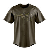 Custom Olive & Camo Color Fan Baseball Jersey BB01240531YX386