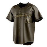 Custom Olive & Camo Color Fan Baseball Jersey BB01240531YX395