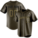 Custom Olive & Camo Color Fan Baseball Jersey BB01240531YX396