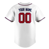 Custom White & Maroon Colors Design Sports Baseball Jersey BB01AB010208