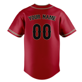 Custom Maroon & Black Colors Design Sports Baseball Jersey BB01AD020801