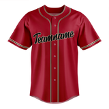 Custom Maroon & Black Colors Design Sports Baseball Jersey BB01AD020801