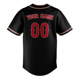 Custom Black & Maroon Colors Design Sports Baseball Jersey BB01AD040108