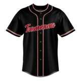 Custom Black & Maroon Colors Design Sports Baseball Jersey BB01AD040108