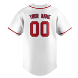 Custom Black & Red Colors Design Sports Baseball Jersey BB01BRS010109