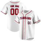 Custom Black & Red Colors Design Sports Baseball Jersey