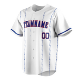 Custom White & Royal Blue Colors Design Sports Baseball Jersey BB01CC010219