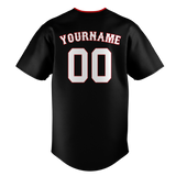 Custom Black & Red Colors Design Sports Baseball Jersey BB01CR030109