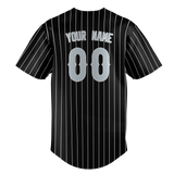 Custom Black & White Colors Design Sports Baseball Jersey BB01CWS010102