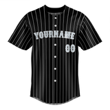 Custom Black & White Colors Design Sports Baseball Jersey BB01CWS010102