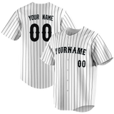 Custom White & Black Colors Design Sports Baseball Jersey BB01CWS020201