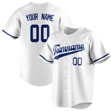 Custom Black & Royal Blue Colors Design Sports Baseball Jersey BB01KCR010119