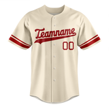 Custom Cream & Maroon Colors Design Sports Baseball Jersey BB01LAA010508