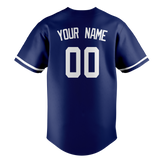 Custom Royal Blue & Black Colors Design Sports Baseball Jersey BB01LAD021901