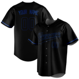 Custom White & Royal Blue Colors Design Sports Baseball Jersey