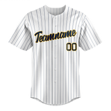 Custom White & Navy Blue Colors Design Sports Baseball Jersey BB01MB030218