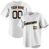 Custom White & Navy Blue Colors Design Sports Baseball Jersey BB01MB030218