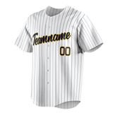 Custom White & Navy Blue Colors Design Sports Baseball Jersey BB01MB030218