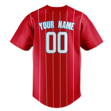 Custom Red & White Colors Design Sports Baseball Jersey BB01MM010902