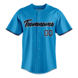 Custom Blue & Black Colors Design Sports Baseball Jersey BB01MM042001