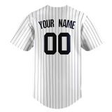 Custom Black & Navy Blue Colors Design Sports Baseball Jersey BB01NYY010118