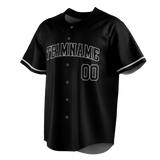 Custom Black & Silver Colors Design Sports Baseball Jersey BB01NYY050104