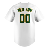 Custom White & Kelly Green Colors Design Sports Baseball Jersey BB01OA010215