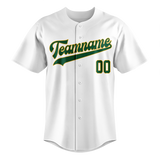 Custom White & Kelly Green Colors Design Sports Baseball Jersey BB01OA010215