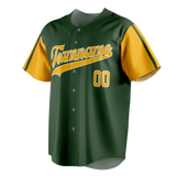 Custom Kelly Green & Yellow Colors Design Sports Baseball Jersey BB01OA051512