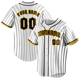 Custom White & Black Colors Design Sports Baseball Jersey BB01SDP010201