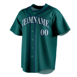 Custom Dark Aqua & Navy Blue Colors Design Sports Baseball Jersey BB01SM041618