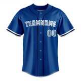 Custom Royal Blue & White Colors Design Sports Baseball Jersey BB01TBJ031902