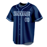 Custom Navy Blue & Light Blue Colors Design Sports Baseball Jersey BB01TBR021821