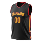 Custom Black & Red Colors Design Sports Basketball Jersey BS01AH030109