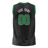 Custom Black & Green Colors Design Sports Basketball Jersey BS01BC030114