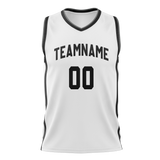 Custom White & Black Colors Design Sports Basketball Jersey BS01BN010201